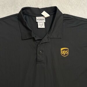 UPS Black Polo Men’s XL Delivery Employee Uniform Shirt